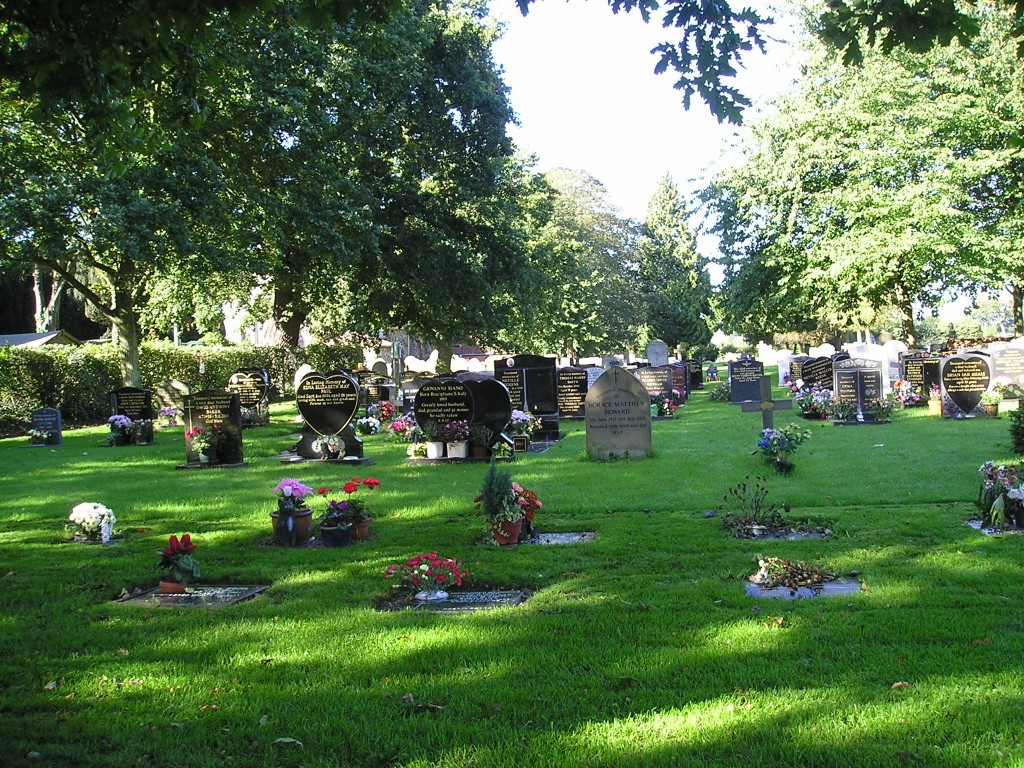 Picture of Headstones in Sprowston Cemetery