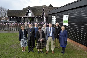 Pavilion opening Town Councillors 
